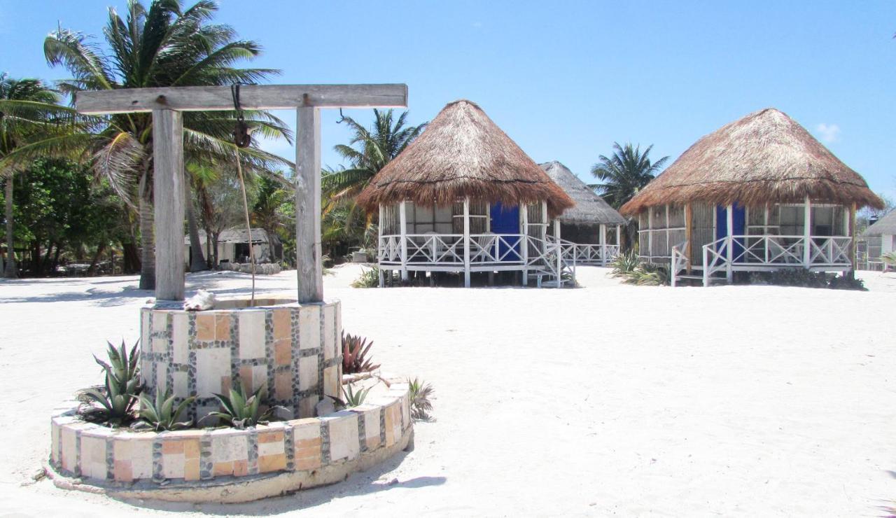 Cabanas Ecoturisticas Costa Maya Mahahual Bagian luar foto