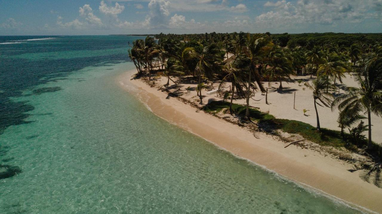 Cabanas Ecoturisticas Costa Maya Mahahual Bagian luar foto