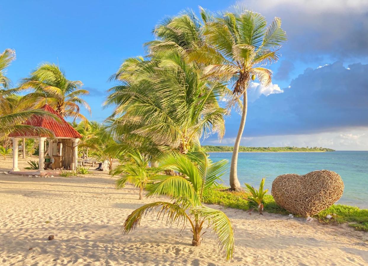 Cabanas Ecoturisticas Costa Maya Mahahual Bagian luar foto