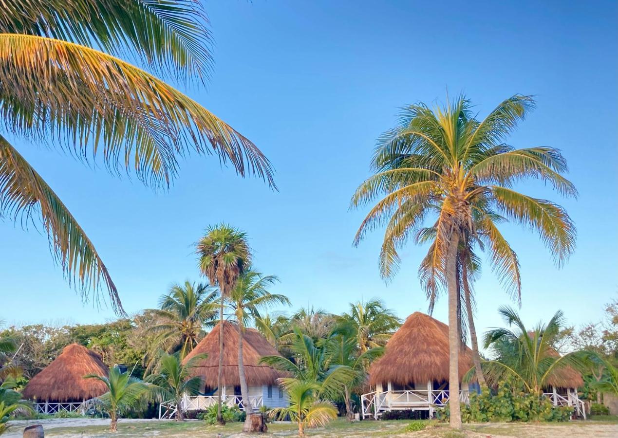 Cabanas Ecoturisticas Costa Maya Mahahual Bagian luar foto