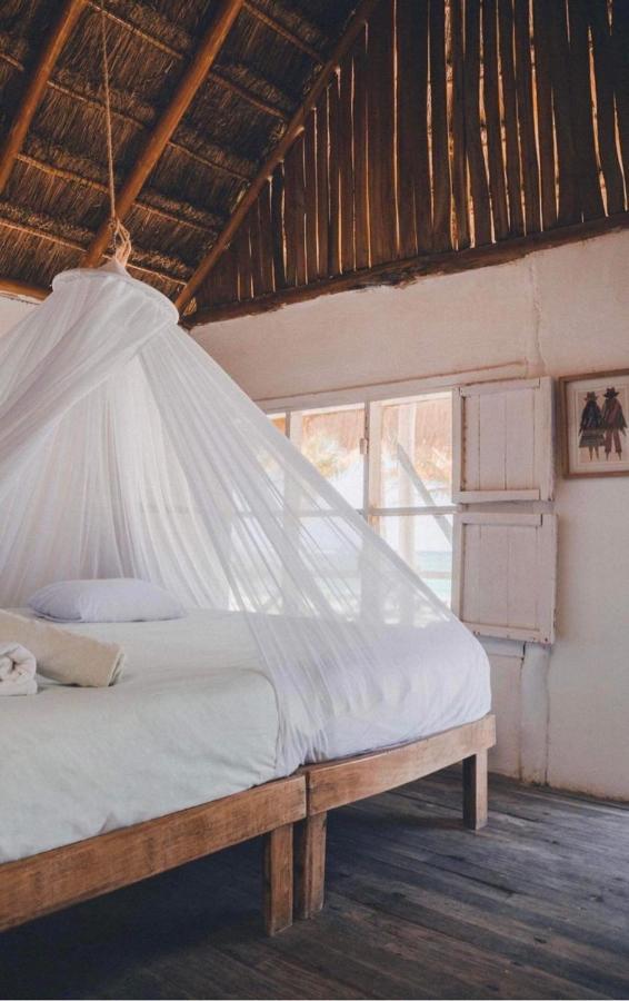 Cabanas Ecoturisticas Costa Maya Mahahual Bagian luar foto