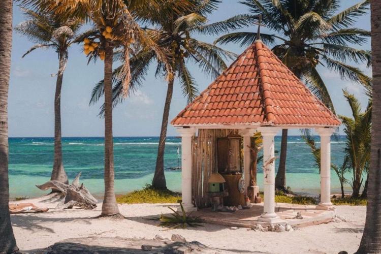 Cabanas Ecoturisticas Costa Maya Mahahual Bagian luar foto