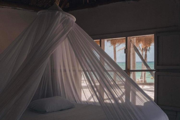 Cabanas Ecoturisticas Costa Maya Mahahual Bagian luar foto