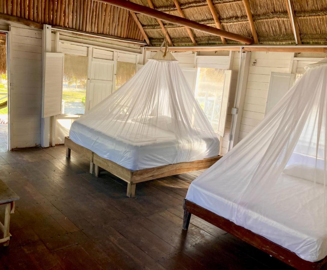 Cabanas Ecoturisticas Costa Maya Mahahual Bagian luar foto