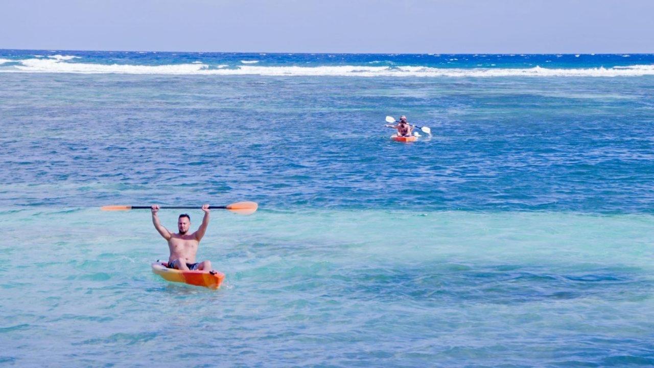 Cabanas Ecoturisticas Costa Maya Mahahual Bagian luar foto