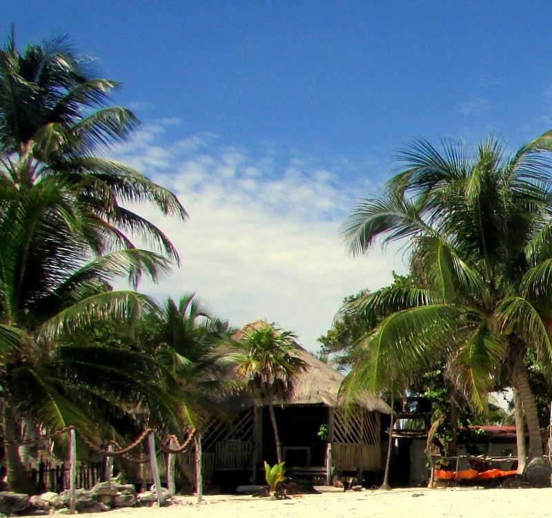 Cabanas Ecoturisticas Costa Maya Mahahual Bagian luar foto